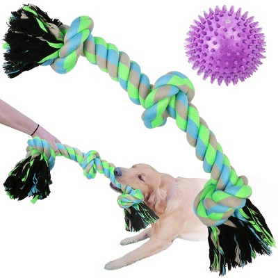 Prime Pets Dog Rope Toy for Aggressive Chewers, Dog Chew Toys for Large and Medium Dogs, Puppy