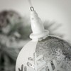 5.5"H Sullivans Christmas Silver Snowflake Ball Ornament  White-Silver - 2 of 2