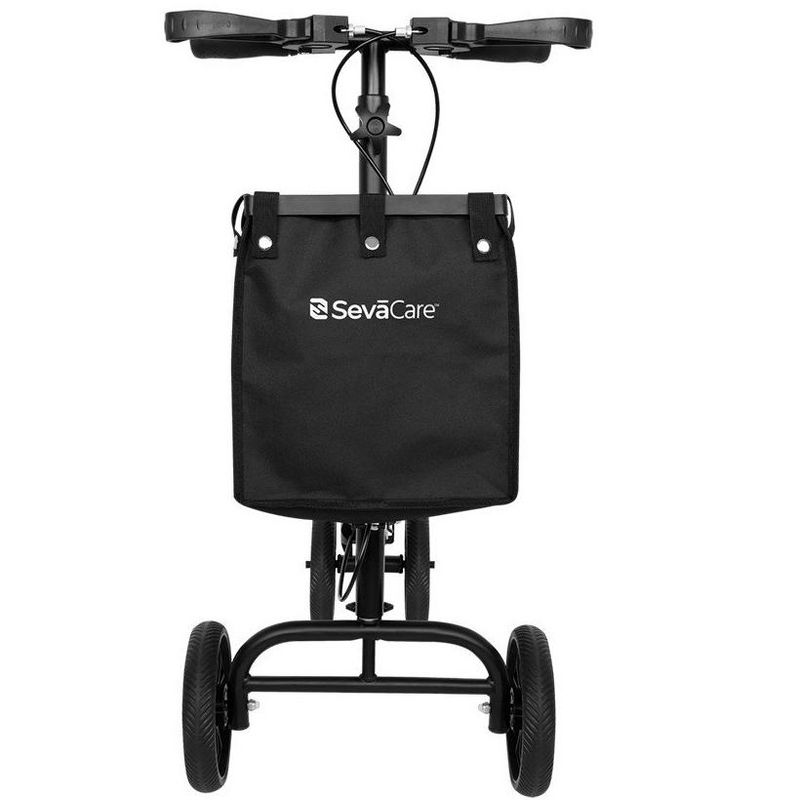 SevaCare by Monoprice Folding Knee Roller with Basket for Injured Foot and Ankle, with Dual Hand Brakes, Four 8-Inch Rubber Wheels, 350lbs Max Load, 2 of 7