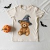 Watercolor Witchy Bear - Kids Youth Short Sleeve Tee and Toddler Short Sleeve Tee - 3 of 3