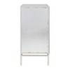 Treasure Trove Accents 2 Door Cabinet Silvermist: Pine Surface, MDF Frame, Divided Interior Storage - 4 of 4