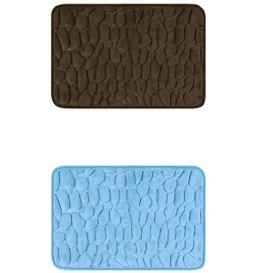 REGALWOVEN Memory Foam Non-Slip Water Absorbent Bathroom Mats 2 Pcs - 1 of 4