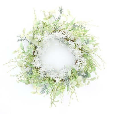 Melrose Mixed Floral Wreath 21"D