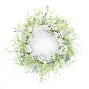 Mixed Floral Wreath 21"D - 1 of 2