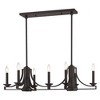 Livex Lighting Trumbull 7 - Light Chandelier in  Bronze - 4 of 4
