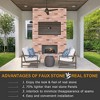 High-Density Polyurethane Faux Stone Siding Panels for Interior Exterior Decor Covering Rock Panel PU Stone - 4 of 4