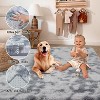 Runner Rug,Non-Slip Stain Resistant Fluffy Nursery Rug,Ultra Soft Shag Throw Carpet Solid Color Indoor Floor Carpet for Bedroom - 4 of 4
