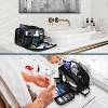 Travel Toiletries Bag | Water-resistant Dopp Kit, PU Leather Shaving Pouch Organizer for Accessories - 2 of 4