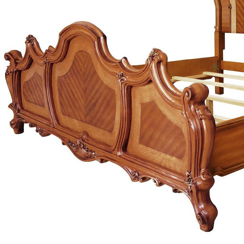 Picardy 93&#34; King Bed Honey Oak - Acme Furniture, 4 of 7