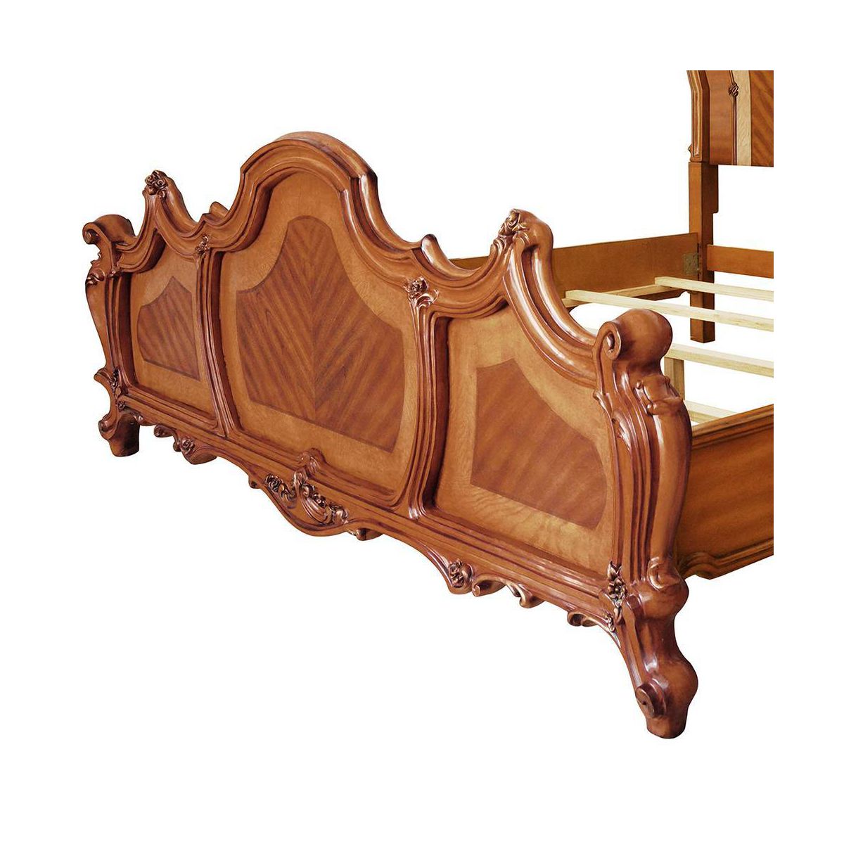 Picardy 93" King Bed Honey Oak - Acme Furniture - thumbnail 3