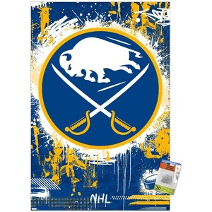 Trends International NHL Buffalo Sabres - Maximalist Logo 23 Unframed Wall Poster Prints - 1 of 4