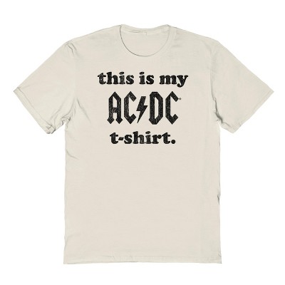 Acdc Men's This Is My Logo Short Sleeve Graphic Cotton T-Shirt