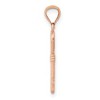 Black Bow Jewelry 14k Rose Gold Key Pendant, 7mm - 2 of 4
