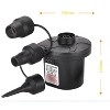 WOPET Electric Air Pump Quick-Fill Inflator Pumps with 3 Nozzles 110V-240V AC/12V DC for Home and Car Dual-Use,  Boats&Swimming Ring&More - 2 of 4