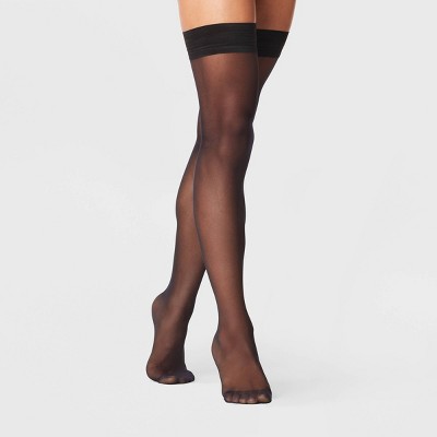 Missguided Sheer Star Print Tights Black, $10, Missguided