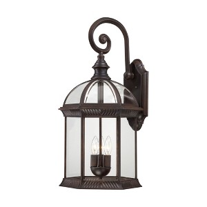 Nuvo Lighting Boxwood 3 - Light Wall Light in  Rustic Bronze - 1 of 1
