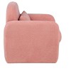 APRILSOUL 31.89"Stylish and Minimalist Teddy Fleece Single Sofa Chair with Arms and Pillow - 3 of 4