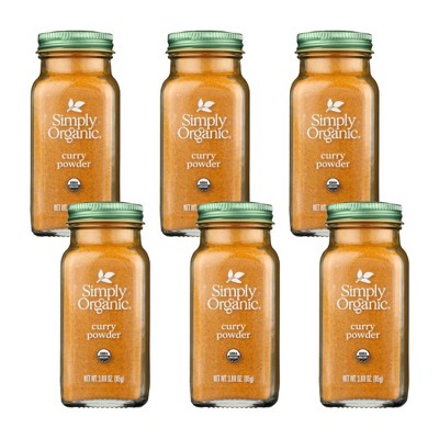Simply Organic Curry Powder Case of 6 3 oz