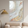 Art Remedy White Gold Boho Neutral Abstract Wall Art Framed - 2 of 4