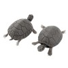 Unique Bargains Aquarium Fish Tank Plastic Simulated Tortoise Decorative Ornament Decor 2 Pcs - 3 of 3