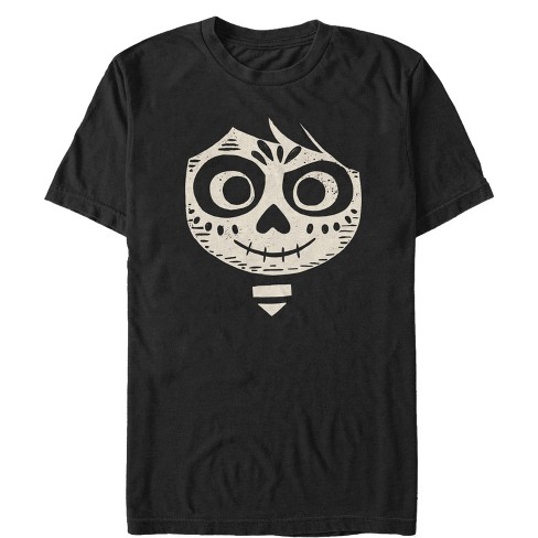 Men's Coco Miguel Skeleton Face T-Shirt - Black - Small
