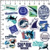 Shark Week 50ct Vinyl Large Deluxe Stickers Variety Pack - Laptop, Water Bottle, Scrapbooking, Tablet, Skateboard, Indoor/Outdoor - 2 of 4