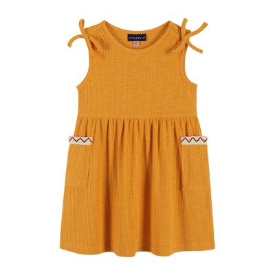 Andy & Evan  Toddler  Cinched Shoulder Knit Dress.