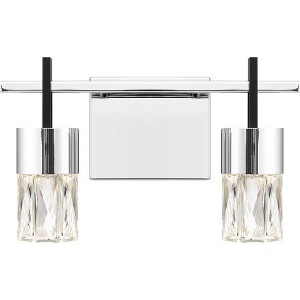 Quoizel Lighting Adena 1 - Light Vanity in  Polished Chrome - 1 of 4