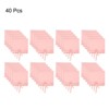 Unique Bargains Microfiber Jewelry Pouch Bag Gift Necklace Earrings Organizer with Tie - 3 of 4