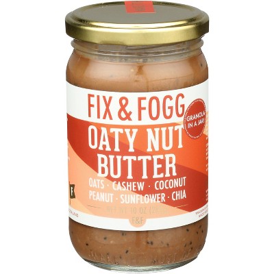 Fix & Fogg Oaty Nut Butter - Case of 6 - 10 oz