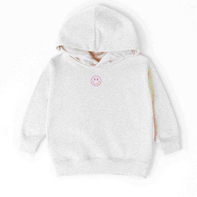 The Juniper Shop Embroidered Smiley Face Outline Toddler Hoodie