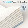 Lined Journal Notebook, 4 Pack, 180 Pages, A5 Journals for Writing, 100 GSM Thick Paper Business, School, Travel Supplies - 4 of 4