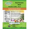Larissa Veronica Goji Sesame Seed Brazilian Coffee (Gourmet, Naturally Flavored, Whole Coffee Beans) (16 oz, ZIN: 567385) - 2 of 4