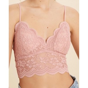 Women's Lovely Scalloped Lace Bralette - WISHLIST - 1 of 2