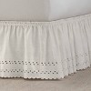 Wrap Around Eyelet Ruffled Bed Skirt - EasyFit™ - image 2 of 4