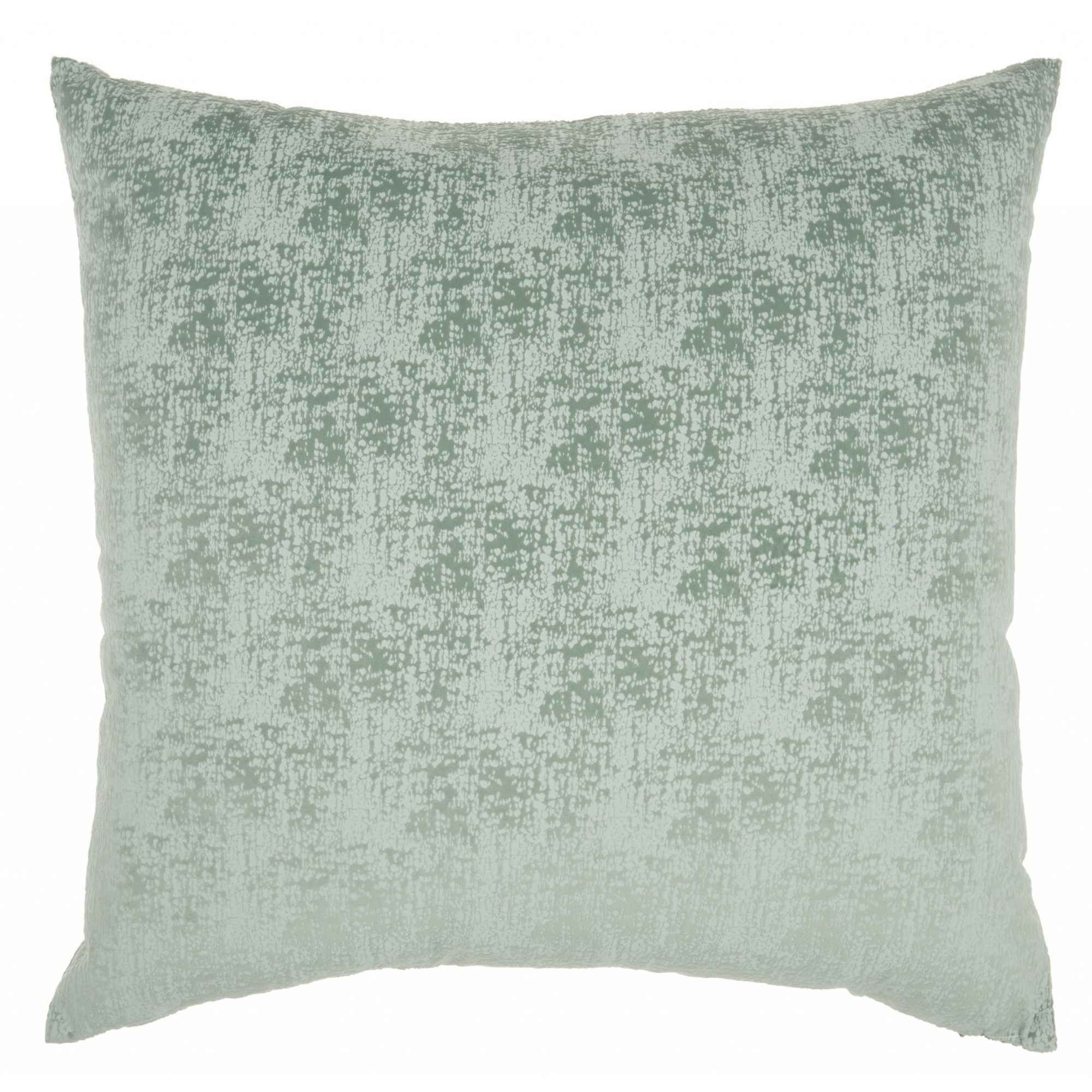 HomeRoots 22" Green Abstract Throw Pillow