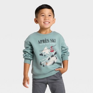 Toddler Boys' Holiday Sweatshirt - Cat & Jack™ - 1 of 4
