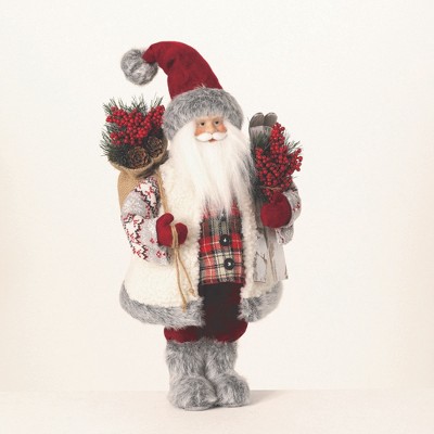 Sullivans Santa Tabletop Decorative Sculpture 20"H Multicolored