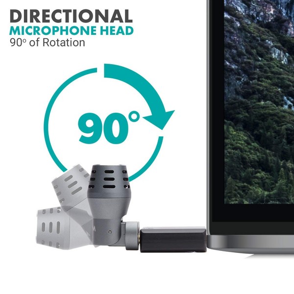 Movo DOM2-USB Micrófono USB mini omnidireccional para computadoras PC y Mac 6