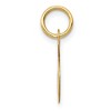 Black Bow Jewelry 14k Yellow Gold Ella Collection Small Fancy Script Initial Pendant A-W - 2 of 4