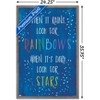 Trends International Erin Clark - Rain-Stars Framed Wall Poster Prints - 3 of 4