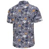 Coolmee Mens Halloween Christmas Shirts Funky Button Down Shirts Party Aloha Shirt Holiday Hawaiian Tops - 3 of 4