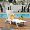 WestinTrends Poly Reclining Outdoor Patio Chaise Lounge Chair Adjustable - 2 of 4