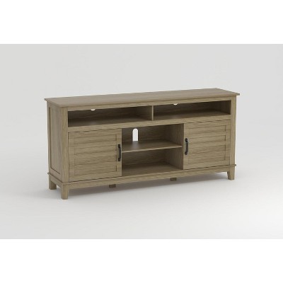 TV Stand for 63" Wide, Entertainment Center with Adjustable Shelves, Farmhouse TV Stand with Cabinet Doors,for Living Room, Bedroom