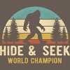 Women's Design By Humans Bigfoot - Hide And Seek World Champion By clickbong Racerback Tank Top - 2 of 2