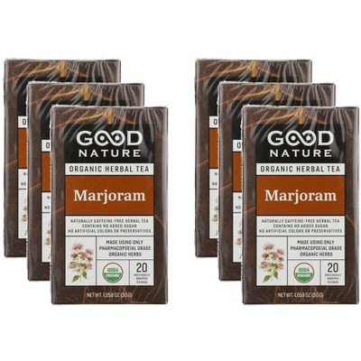 Good Nature Tea Marjoram - Case of 6 - 1.058oz