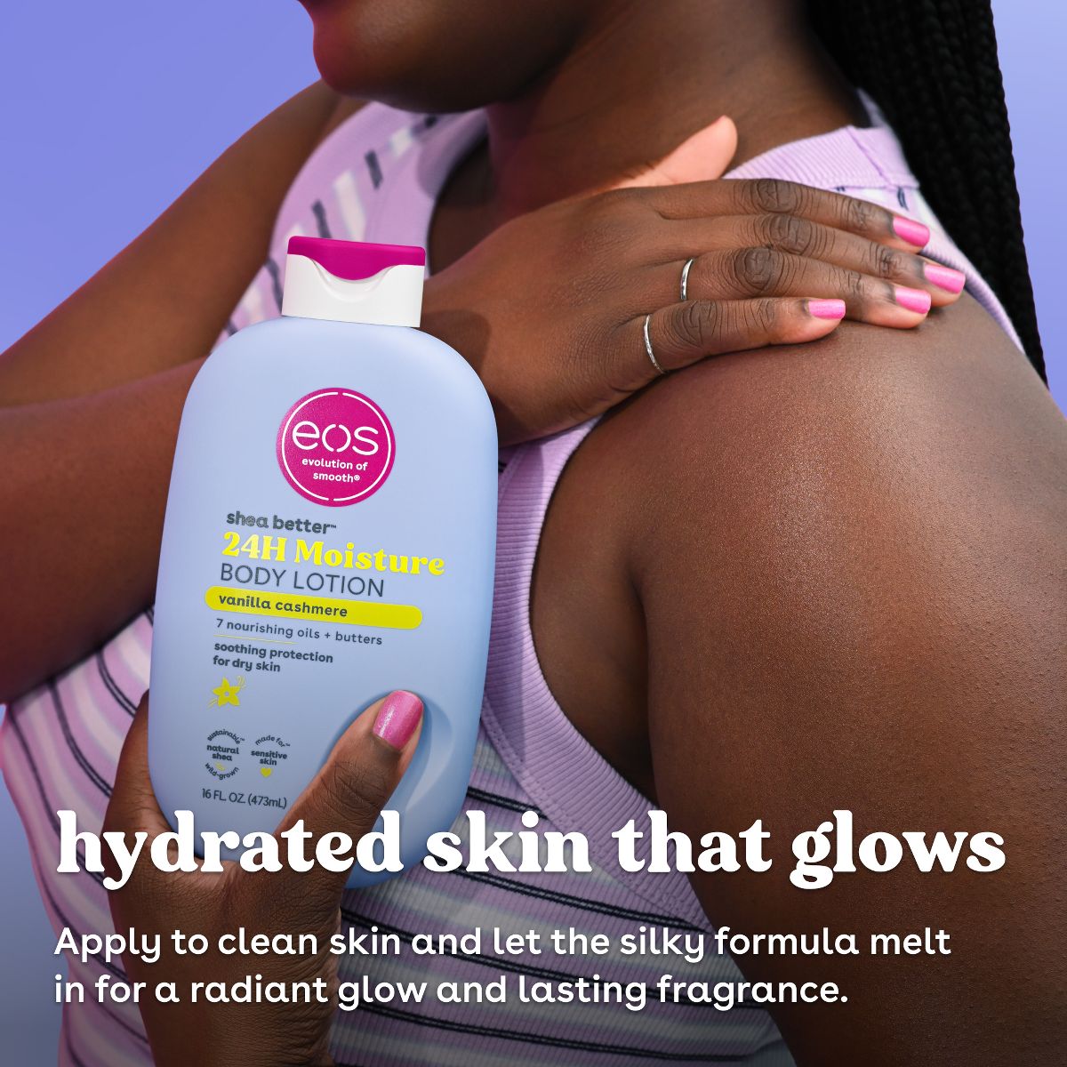 eos Shea Better Moisture Body Lotion - Vanilla Cashmere - 16 fl oz - thumbnail 7
