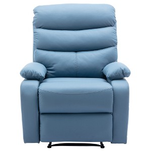 Hzlagm Everglade 30.2 in. W Technical Leather Upholstered 3 Position Manual Standard Recliner - 1 of 4