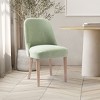 WestinTrends Mid-Century Modern Upholstered Boucle Dining Chair - 2 of 4