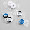 Big Dot of Happiness 2025 Blue Graduation Party Round Candy Sticker Favors - Labels Fits Chocolate Candy (1 Sheet of 108) - 3 of 4